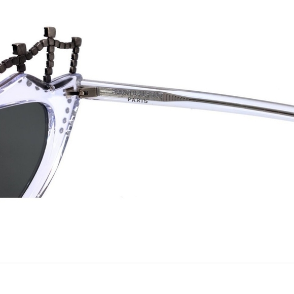 SAINT LAURENT SL122F Stud Cat Eye Tiara Sunglasses - Picture 2 of 5